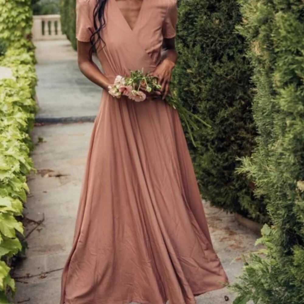 JessaKae Wrap Maxi Dress